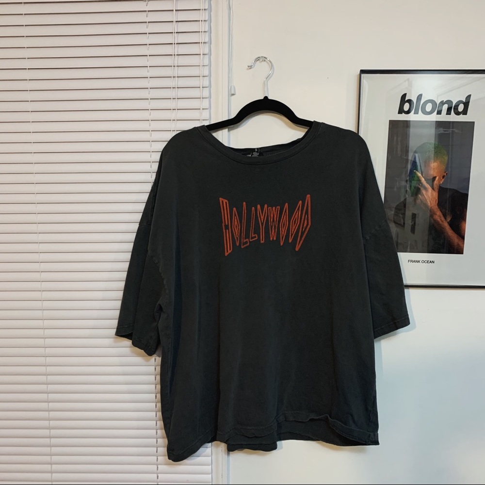 Oversized Hollywood Graphic Tee